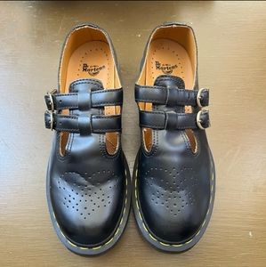 Dr. Martens 8065 Smooth Leather Mary Jane Shoes 10 Ladies Black